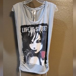Life is sweet studded tank top